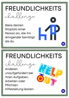 Vorschau - Aufgabenkarten - Freundlichkeits Challenge: Kleine Alltagsaufgaben zur Werteentwicklung (ab Klasse 3) - Seite 3