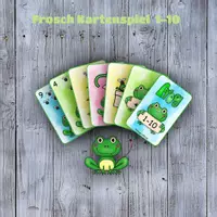 Vorschau - Stundenentwürfe - 🐸Frosch Kartenspiel Zahlenspiel 1-10 - Deckblatt