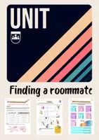 Aperçu - Préparation de séquence / Séquence complète - FINDING A NEW ROOMMATE : séquence d'anglais pour 3e ! - Page de couverture