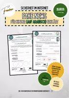 Vorschau - Arbeitsblätter - 🌐🔐 Fake News im Internet - für Kinder erklärt (arabisch) 🇸🇾 - Deckblatt