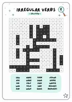 Vorschau - Arbeitsblätter - Irregular Verbs I - Word Search / Suchsel (3 Versionen) - Seite 2