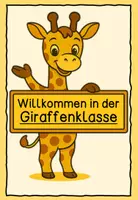 Vorschau - Bildkarten - Willkommensschild Giraffenklasse - Seite 3
