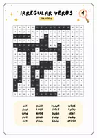 Vorschau - Spiele - Irregular Verbs II - Word Search / Suchsel (3 Versionen) - Seite 2