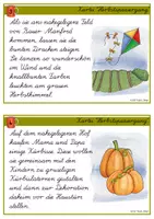 Vorschau - Stationenlernen - Herbstspaziergang - Lese- & Abschreibkartei LA/Lateinische Ausgangsschrift - Seite 3