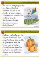 Vorschau - Arbeitsblätter - Herbstspaziergang - Lese- & Abschreibkartei SAS/Schulausgangsschrift - Seite 3