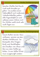 Vorschau - Stationenlernen - Herbstspaziergang - Lese- & Abschreibkartei VA/Vereinfachte Ausgangsschrift - Seite 2