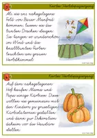 Vorschau - Stationenlernen - Herbstspaziergang - Lese- & Abschreibkartei VA/Vereinfachte Ausgangsschrift - Seite 3