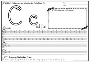 anteprima - Esercizi - Alphabet Schreibheft Buchstabeneinführung Schreiblehrgang | Tedesco Bundle (Raccolta) - Pagina 3