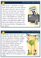 Vorschau - Stationenlernen - Neujahr / Silvester - Lese- & Abschreibkartei Lat. Ausgangsschrift - Seite 2