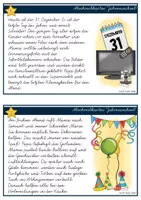 Vorschau - Stationenlernen - Neujahr / Silvester - Lese- & Abschreibkartei Ver. Ausgangsschrift - Seite 2