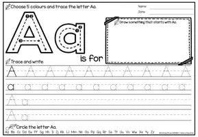 Vista previa - Hojas de trabajo - Alphabet Handwriting Practice Book | English Alfabeto Inglés Bundle - página 1