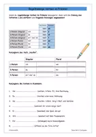 Vorschau - Arbeitsblätter - Verben im Präsens_Theorie und kurze Übung - Seite 1