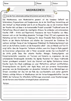 Vorschau - Arbeitsblätter - Musikbusiness Arbeitsblätter mit Fragen + Lösungen Musik Leseverstehen und Wortschatz - Seite 1