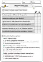 Vorschau - Arbeitsblätter - Musikpsychologie Arbeitsblätter mit Fragen + Lösungen Musik Leseverstehen und Wortschatz - Seite 2