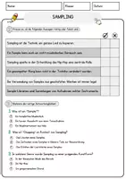 Vorschau - Arbeitsblätter - Sampling Arbeitsblätter mit Fragen + Lösungen Musik Lesetext - Seite 2