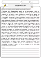 Vorschau - Arbeitsblätter - Stimmbildung Arbeitsblätter mit Fragen + Lösungen Musik Lesetext - Seite 1