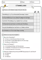 Vorschau - Arbeitsblätter - Stimmbildung Arbeitsblätter mit Fragen + Lösungen Musik Lesetext - Seite 2
