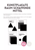 Vorschau - Poster - Kunstplakate: Raum schaffende Mittel, Visualisierung - Deckblatt