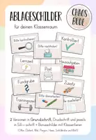 Vorschau - Anderer Materialtyp - Ablageschilder - Classroom Management - Deckblatt