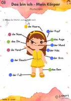 Vorschau - Arbeitsblätter - DaZ "Das bin ich - Mein Körper und meine Gefühle" - Seite 3