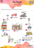 Vorschau - Arbeitsblätter - DaZ "Die Stadt" - Seite 3