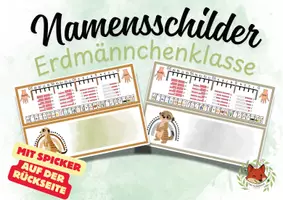 Vorschau - Arbeitsblätter - Materialpaket: Erdmännchenklasse Schulstart - Seite 1
