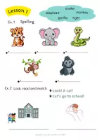 Προεπισκόπηση - Φύλλα εργασίας - Hobbyville Junior A to B Voc worksheets - Σελίδα 3