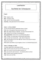 Vorschau - Spiele - Lesetheater / Rollenspiel im Winter: "Schneespuren" (3.-5. Klasse; Leseförderung, DaZ-geeignet) - Deckblatt