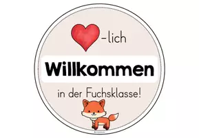 Vorschau - Anderer Materialtyp - Willkommens-Türschild für deine Fuchsklasse - Seite 2