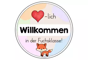 Vorschau - Anderer Materialtyp - Willkommens-Türschild für deine Fuchsklasse - Seite 3