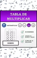 Vista previa - Juegos / Gamificación - Domino | Tabla de multiplicar | Actividad Matemática - Portada