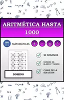 Vista previa - Hojas de trabajo - Domino | Aritmética hasta 1000 | Actividad Matemática - Portada