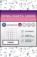 Vista previa - Hojas de trabajo - Domino | Suma hasta 10000 | Actividad Matemática - Portada