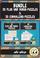 Vorschau - Arbeitsblätter - Bundle: Einmaleins-Puzzles und Plus und Minus-Puzzles im ZR 20 (2in1) - Deckblatt