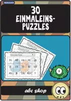 Vorschau - Arbeitsblätter - Bundle: Einmaleins-Puzzles und Plus und Minus-Puzzles im ZR 20 (2in1) - Seite 1