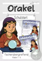 Vorschau - Bildkarten - Orakel-Schulstart | Wünsche zum Schulbeginn als Rubellos - Deckblatt