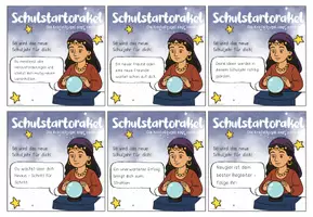 Vorschau - Bildkarten - Orakel-Schulstart | Wünsche zum Schulbeginn als Rubellos - Seite 2
