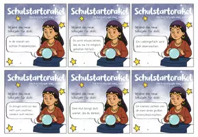 Vorschau - Bildkarten - Orakel-Schulstart | Wünsche zum Schulbeginn als Rubellos - Seite 3