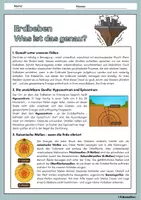 Vorschau - Arbeitsblätter - ERDBEBEN - Was ist das? Ausführliche Erklärung mit Aufgaben und Lösungen - Seite 1