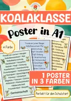 Vorschau - Poster - Koalaklasse - Poster in A1 (Schulstart) - Deckblatt