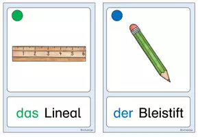 Vorschau - Fördermaterial/Inklusion - SCHULE / Bildkarten / Wortschatz (DaZ) - Seite 3