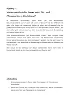 Vorschau - Arbeitsblätter - Mystery – Warum verschwinden immer mehr Tier- und Pflanzenarten in Deutschland? - Seite 1