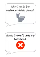 Vorschau - Arbeitsblätter - 20 classroom phrases - leicht editierbar! - Seite 2