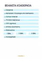 Vista previa - Para docentes: organización, planificación y formación - "DENA BAT" BEHAKETA KOADERNOA blokea - página 1