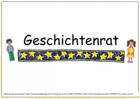 Vorschau - Merkblätter - Geschichtenrat - Merkkarten fürs Geschichten Schreiben - Seite 1