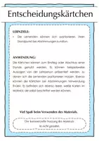 Vorschau - Bildkarten - Entscheidungskarten - Seite 1