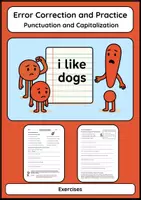 Vorschau - Arbeitsblätter - Error Correction and Practice - Punctuation and Capitalization - Deckblatt