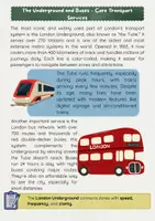 Vorschau - Arbeitsblätter - London Public Transport: TfL, Tube, Buses, Zones - Seite 2