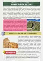 Vorschau - Arbeitsblätter - Römisches Britannien: History, Influence, Legacy - Seite 1