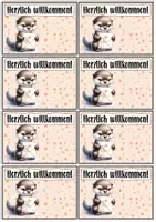 Vorschau - Mal- und Bastelvorlagen - Otterklasse Willkommensgruß - Seite 2